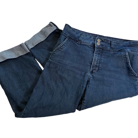 Not Your Daughter Jeans‎ NYDJ Capri Cuffed Size 6 - Picture 1 of 10